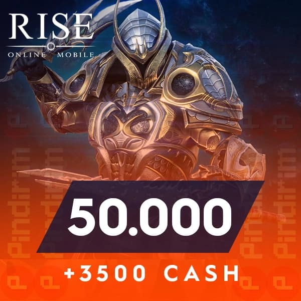 Rise Online World Mobile 50.000 Cash + 3.500 Cash